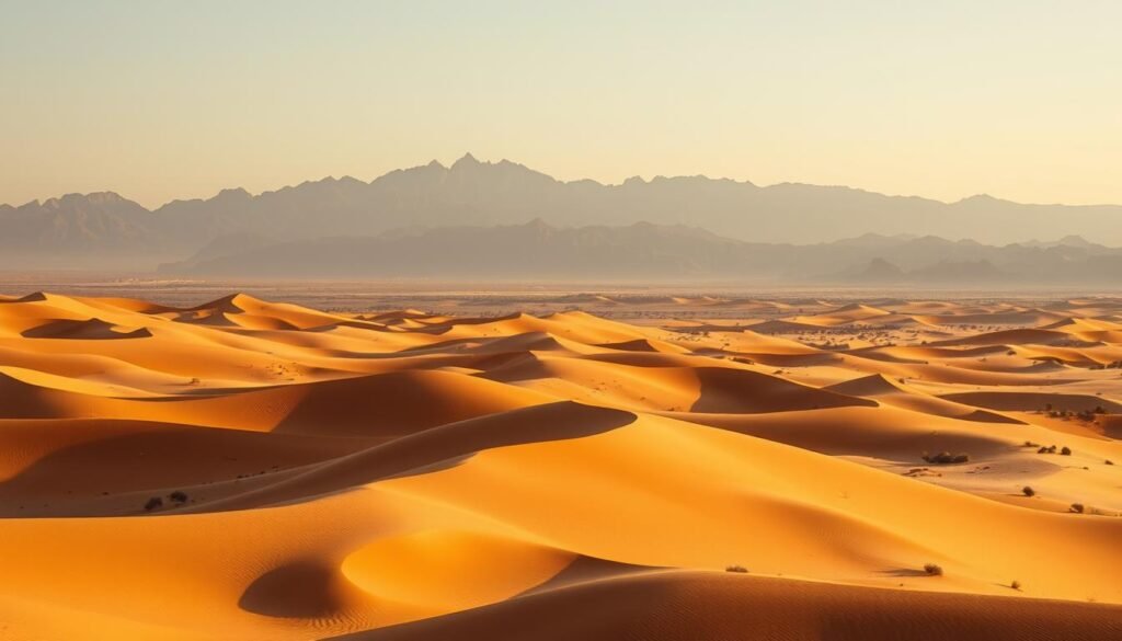 Sahara desert landscapes
